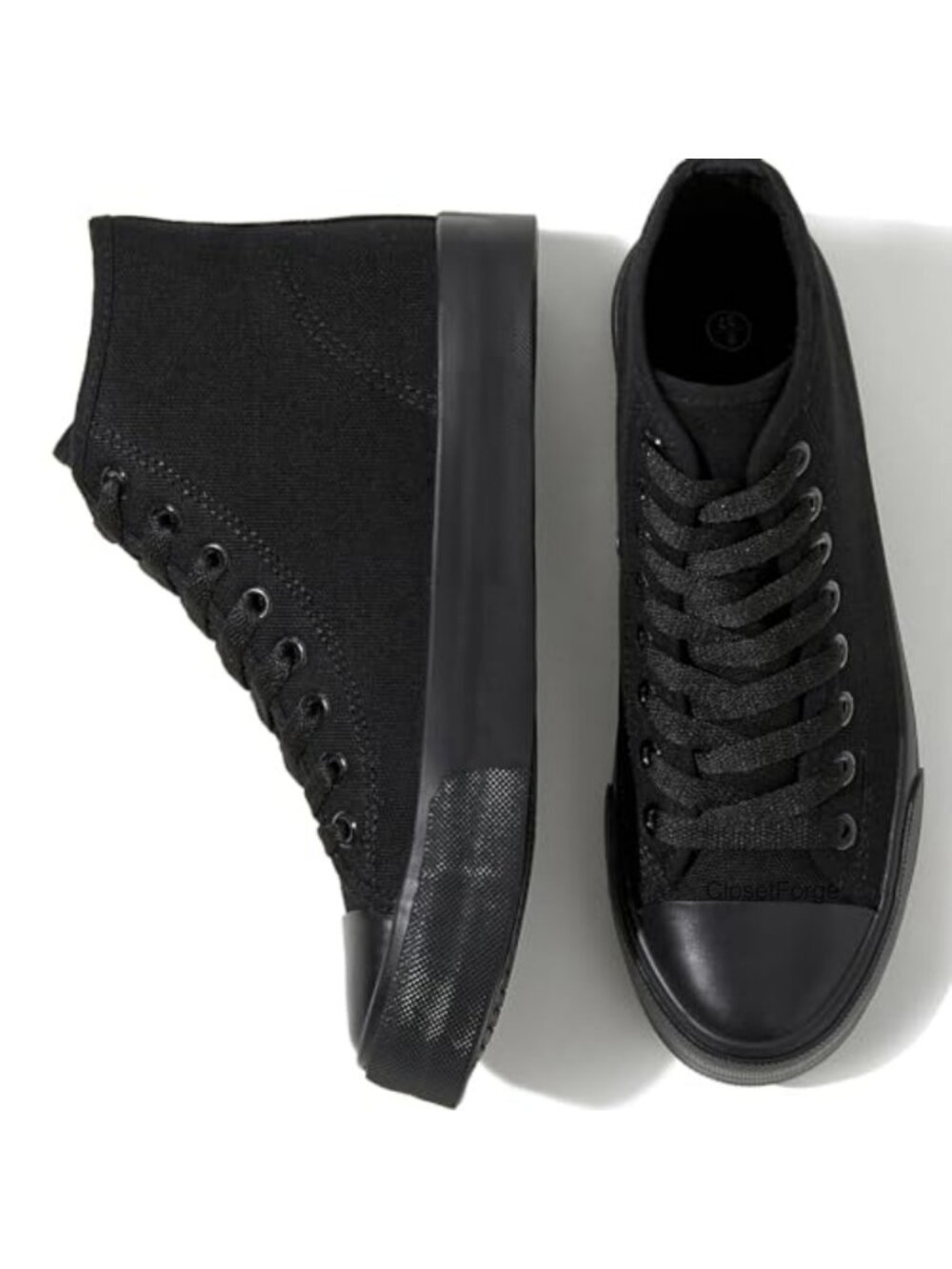 High Top Canvas Sneakers Lace Up Casual Fashion Shoes